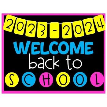 WELCOME BACK TO SCHOOL SY 2024.